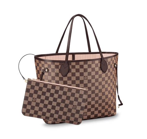 louis vuitton neverfull ebene rose ballerine|Louis Vuitton Neverfull tote.